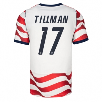 Billige Fotballdrakt Forente stater Malik Tillman #17 Replika Hjemmedrakt VM 2026 Kortermet